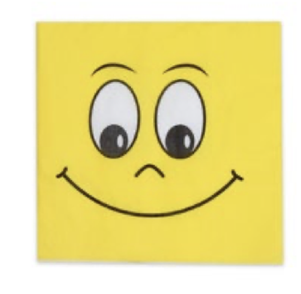 Serviette 3-lagig Smile 33 x 33 cm [20 St.]