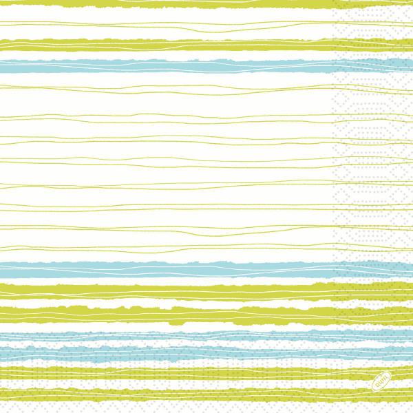 Tissue-Serviette 40 x 40 cm Elise Stripes 3-lagig, 1000 Stk/Krt (4 x 250 Stk)