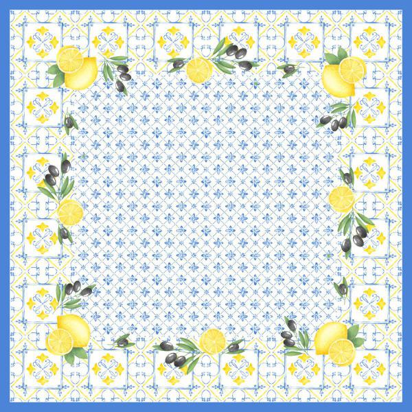 Dunicel® Mitteldecken 84 x 84 cm Mediterrian, 100 Stk/Krt (5 x 20 Stk)