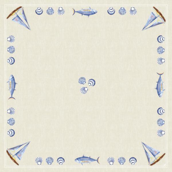 Dunisilk®-Mitteldecke 84 x 84 cm Tide, 100 Stk/Krt (5 x 20 Stk)