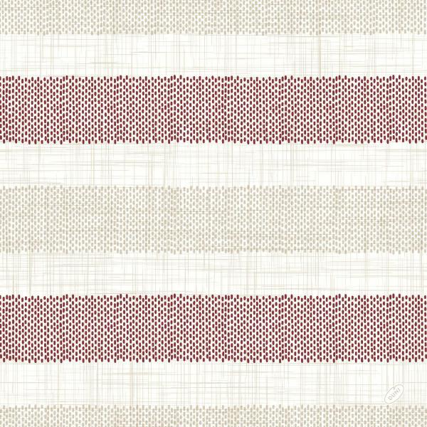 Classic-Serviette 40 x 40 cm Rigato Bordeaux, 300 Stk/Krt (6 x 50 Stk)