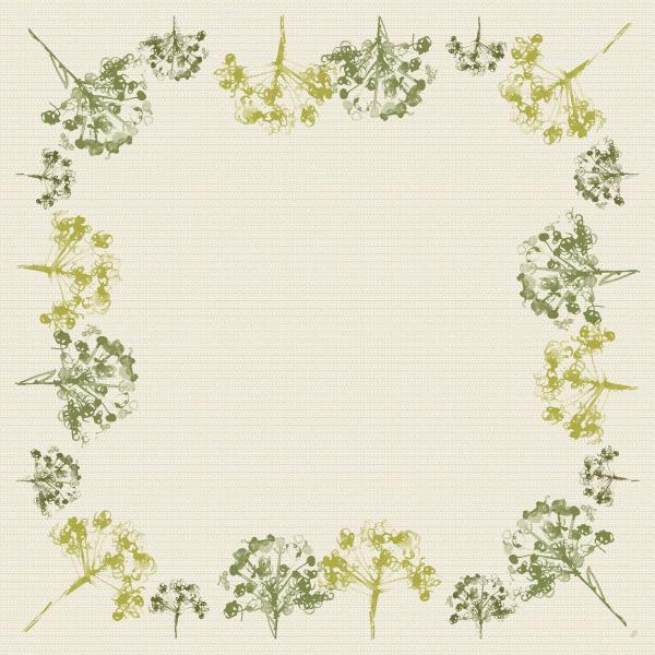 Dunicel®-Mitteldecke 84 x 84 cm Green Umbles, 100 Stk/Krt (5 x 20 Stk)