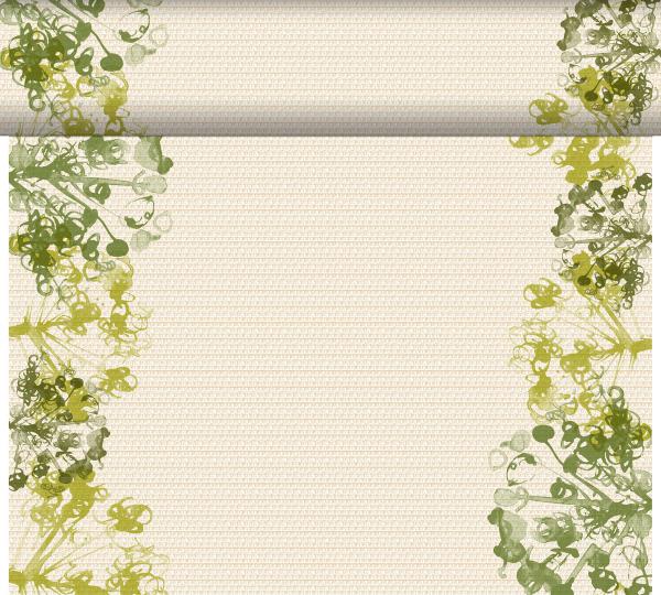 Dunicel® Tête-à-Tête-Tischläufer 0,4 x 24 m Green Umbles, 4 Stk/Krt (4 x 1 Stk)