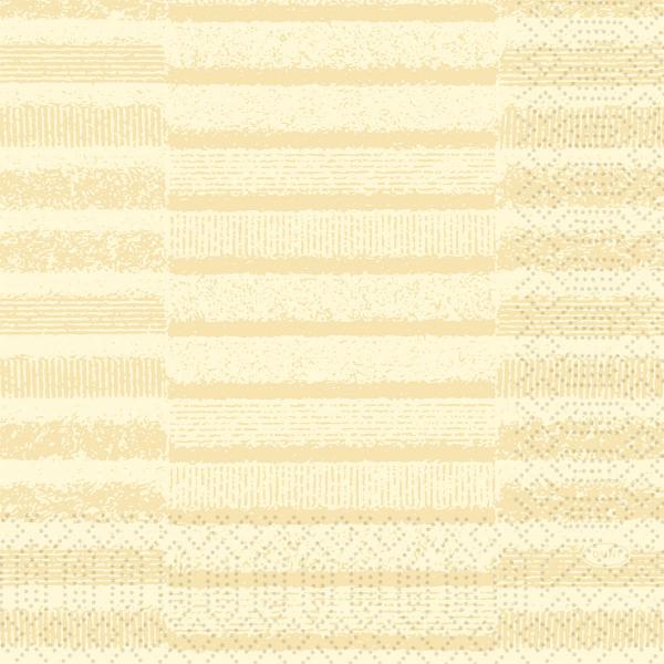 Tissue-Serviette 33 x 33 cm Tessuto Cream 3-lagig, 500 Stk/Krt (10 x 50 Stk)