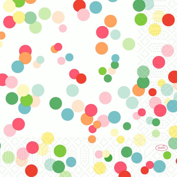 Tissue-Serviette 33 x 33 cm Happy Bubbles 3-lagig, 1000 Stk/Krt (4 x 250 Stk)