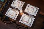 Bio Dunicel®-Tischset 30 x 40 cm Rigato Bordeaux, 500 Stk/Krt (5 x 100 Stk)