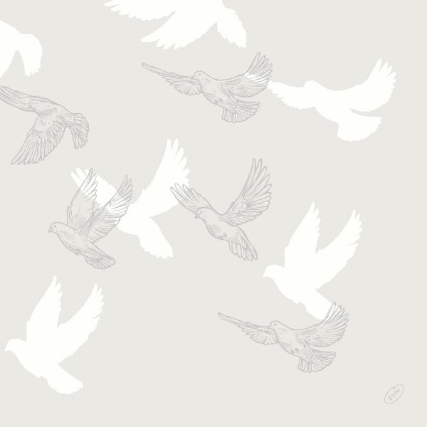 Bio Dunisoft® Serviette 40 x 40 cm Soft Wings, 360 Stk/Krt (6 x 60 Stk)