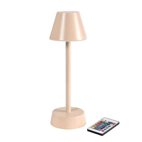 LED Lampe kabellos Zelda 10,3cm(D) x 32cm(H) Soft Pink, 6 Stk/Krt (6 x 1 Stk)