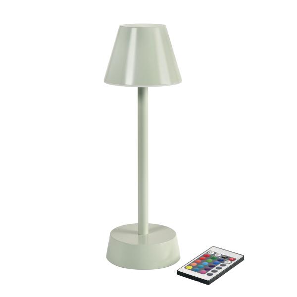 LED Lampe kabellos Zelda 10,3cm(D) x 32cm(H) Grün, 6 Stk/Krt (6 x 1 Stk)