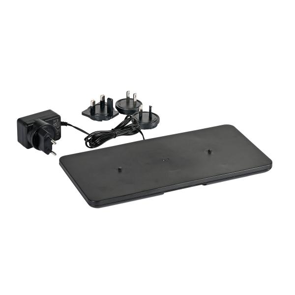 LED-Ladestation 26 x 13 cm Schwarz, 3 Stk/Krt (3 x 1 Stk)