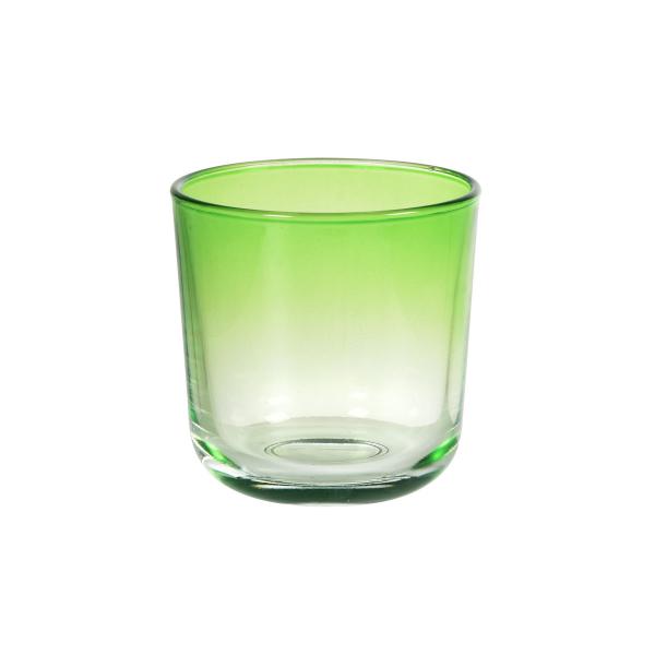 Kerzenhalter Ouri 78,5 x 78 Leaf Green, 12 Stk/Krt (12 x 1 Stk)