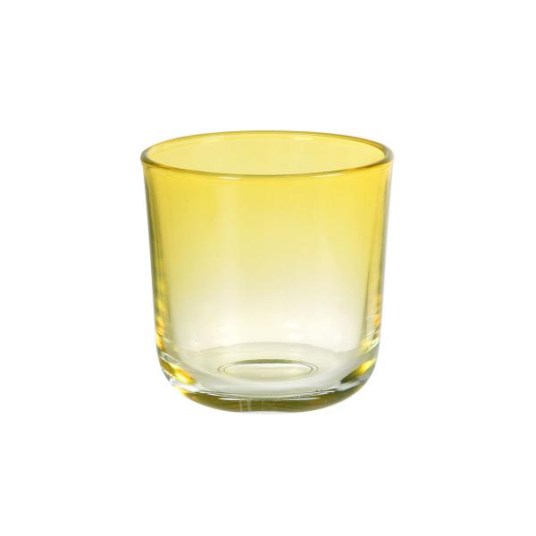 Kerzenhalter 78,5 x 78 Gelb, 12 Stk/Krt (12 x 1 Stk)