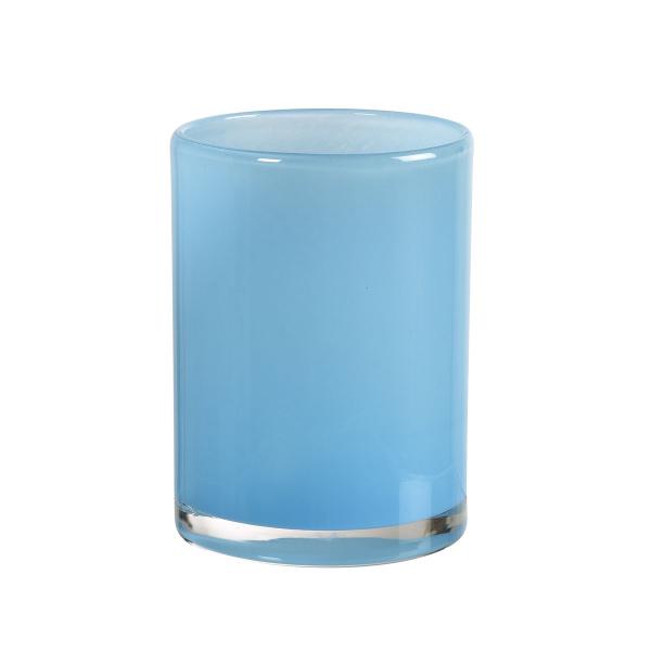 Kerzenhalter Silky 115 x 85 mm Blau, 4 Stk/Krt (4 x 1 Stk)