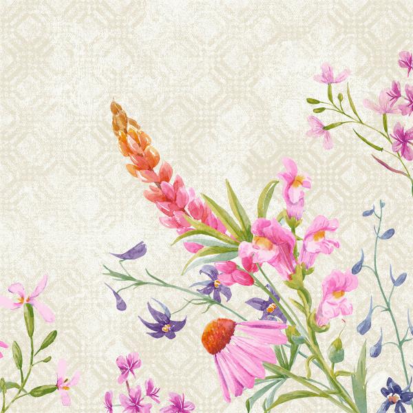 Classic-Serviette 40 x 40 cm Floret