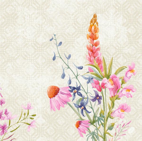 Dunisoft®-Serviette 40 x 40 cm Floret