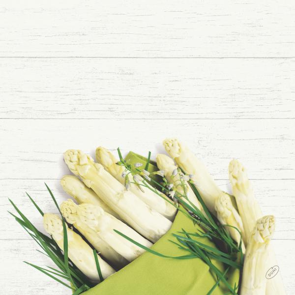 Bio Dunisoft® Serviette 40 x 40 cm White Asparagus