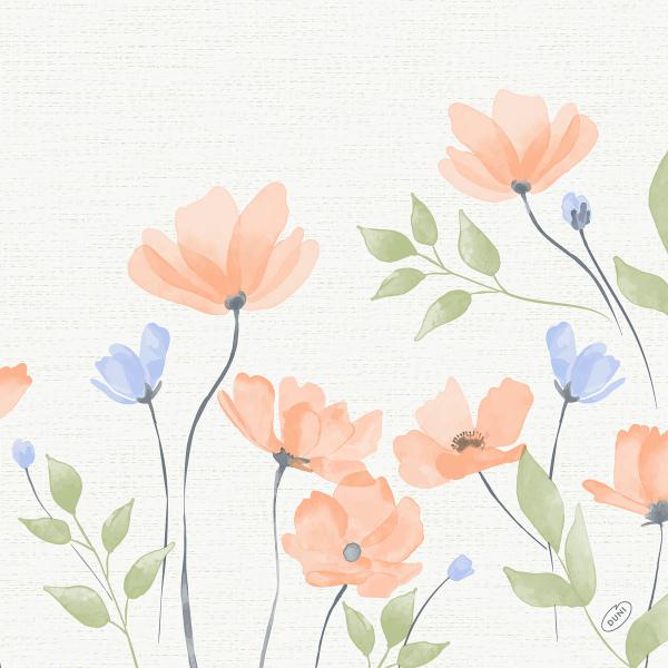 Bio Dunisoft® Serviette 40 x 40 cm Bunny Bloom