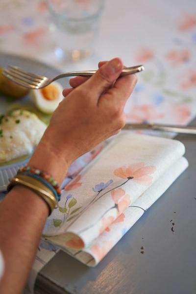 Bio Dunisoft® Serviette 40 x 40 cm Bunny Bloom
