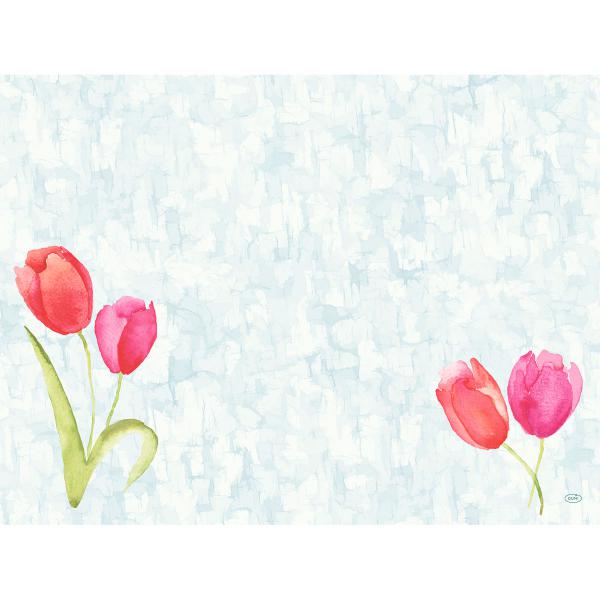 Bio Dunicel®-Tischset 30 x 40 cm Painted Tulips