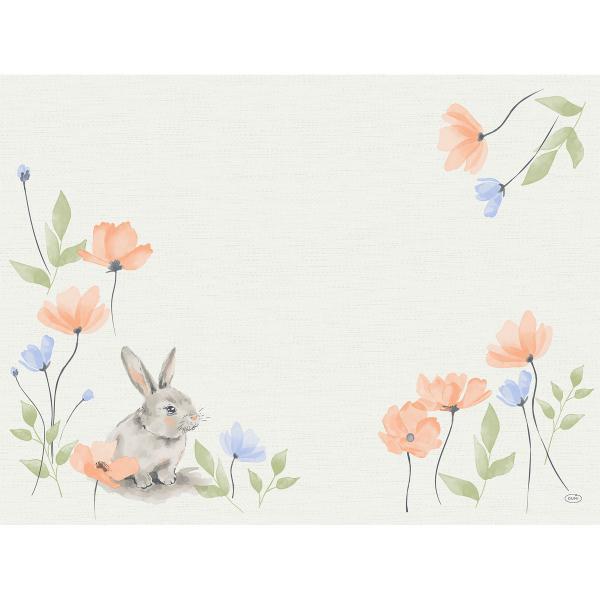 Bio Dunicel®-Tischset 30 x 40 cm Bunny Bloom