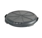 Pizzabox Mehrweg 37 cm Dunkelgrau