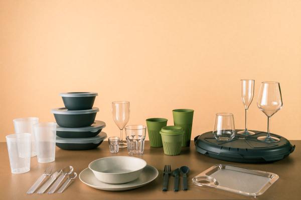 Serve Teller Mehrweg 23,5 cm Beige