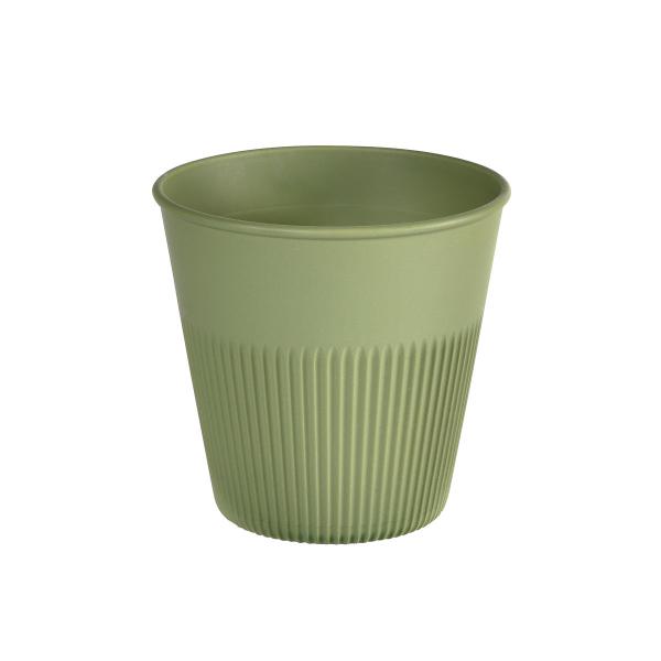 Hot Stripes Becher Mehrweg 24 cl/8 oz Grün