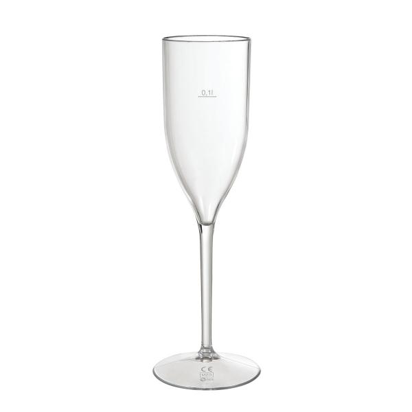 Elegance Champagnergläser Mehrweg 13 cl Transparent