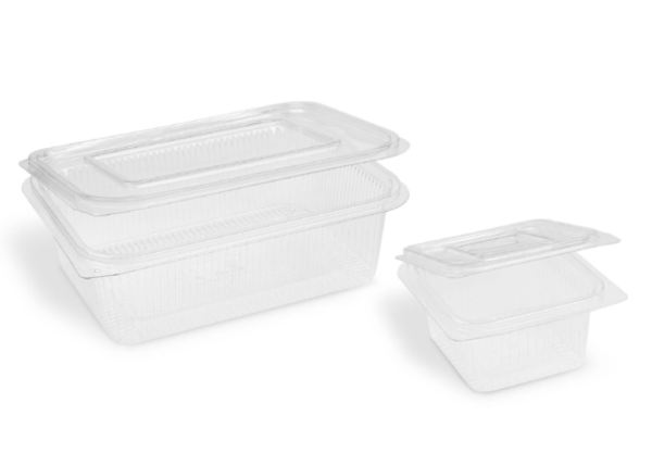 Rechteckbecher, klar (rPET) 1500 ml