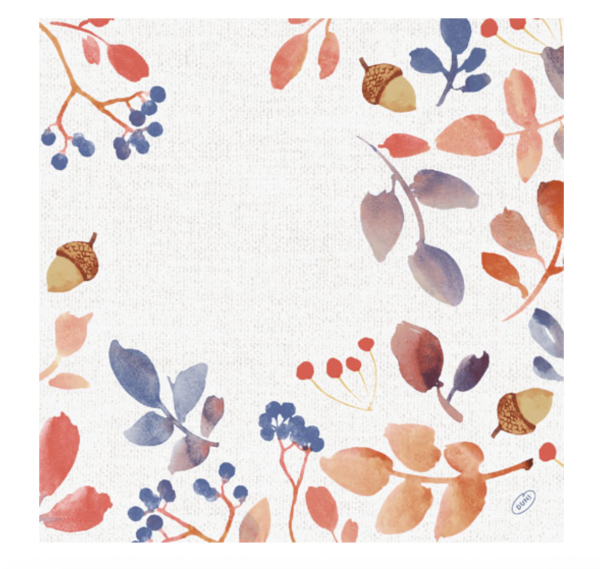 Bio Dunisoft® Serviette 40 x 40 cm Autumn Gradient, 360 Stk. (6 x 60 Stk.)