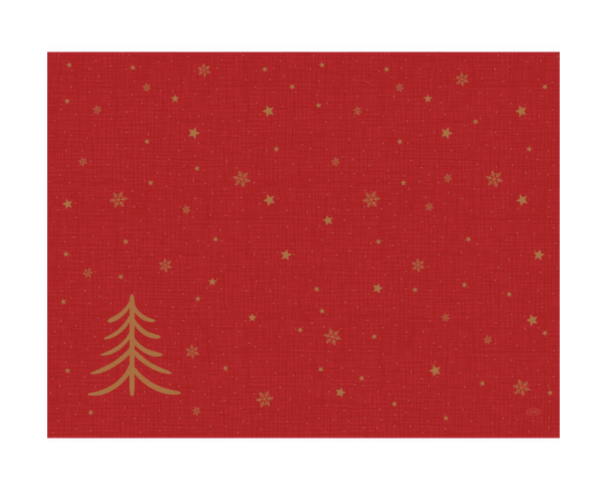 Papier-Tischset 30 x 40 cm Shimmer Trees, 1000 Stk. (4 x 250 Stk.)