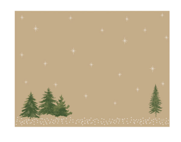Bio Dunicel®-Tischset 30 x 40 cm Humble trees, 500 Stk. (5 x 100 Stk.)
