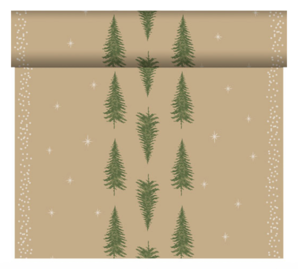 Bio Dunicel® Tête-à-Tête-Tischläufer 0,4 x 24 m Humble trees, 4 Stk.