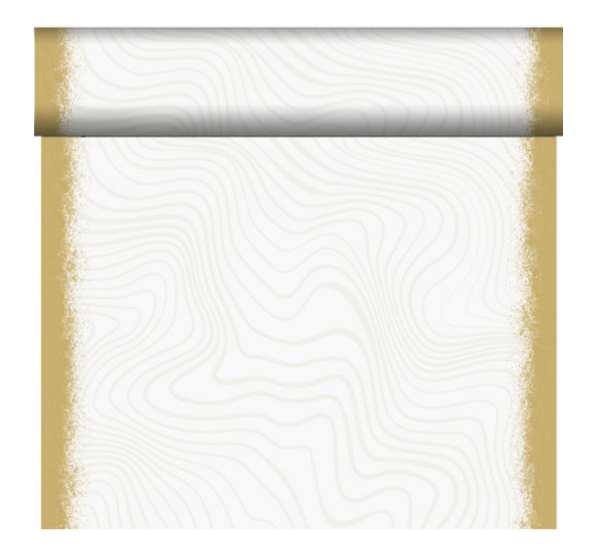 Bio Dunicel® Tête-à-Tête-Tischläufer 0,4 x 24 m Sparkly White, 4 Sk.