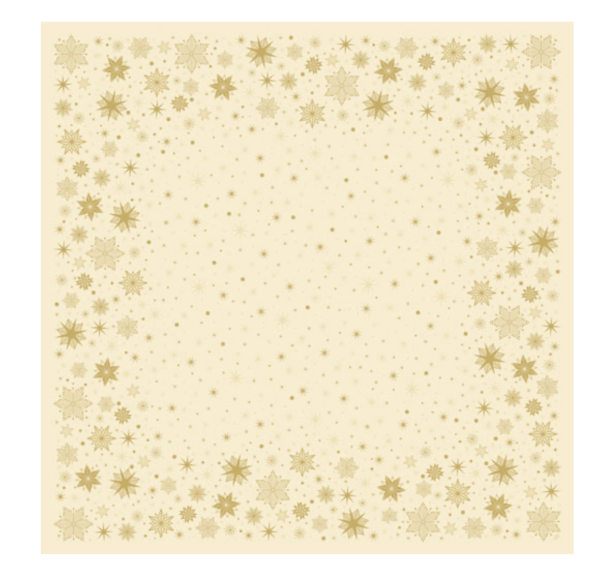 Dunisilk®-Mitteldecke 84 x 84 cm Stargazing Cream, 100 Stk. (5 x 20 Stk.)