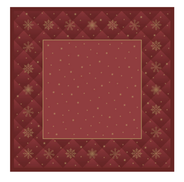 Dunicel® Mitteldecken 84 x 84 cm Rhombus Bordeaux, 100 Stk. (5 x 20 Stk.)