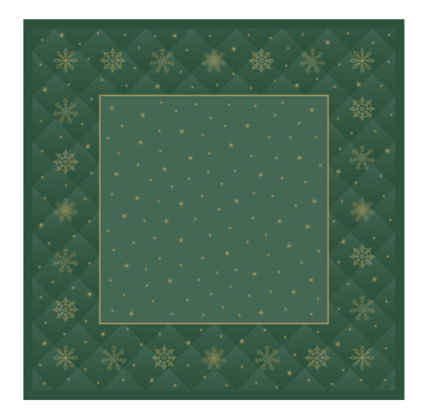 Dunicel® Mitteldecken 84 x 84 cm Rhombus Green, 100 Stk. (5 x 20 Stk.)
