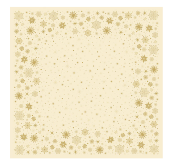 Bio Dunicel® Mitteldecke 84 x 84 cm Stargazing Cream, 100 Stk. (5 x 20 Stk.)