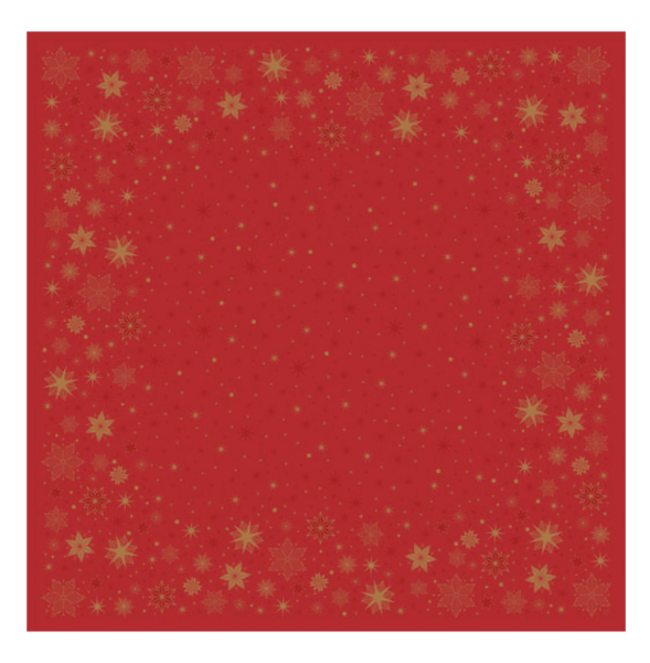Bio Dunicel® Mitteldecke 84 x 84 cm Stargazing Red, 100 Stk. (5 x 20 Stk.)