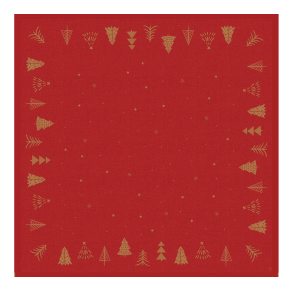 Bio Dunicel® Mitteldecken 84 x 84 cm Shimmer Trees, 100 Stk. (5 x 20 Stk.)
