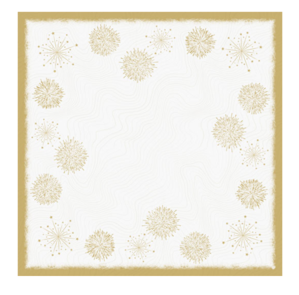 Bio Dunicel® Mitteldecken 84 x 84 cm Sparkly White, 100 Stk. (5 x 20 Stk.)