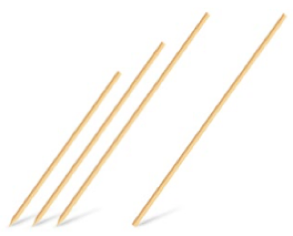 Schaschlikspie&szlig; (Holz FSC 100%) &Oslash;3mm x 30cm [100 St.]