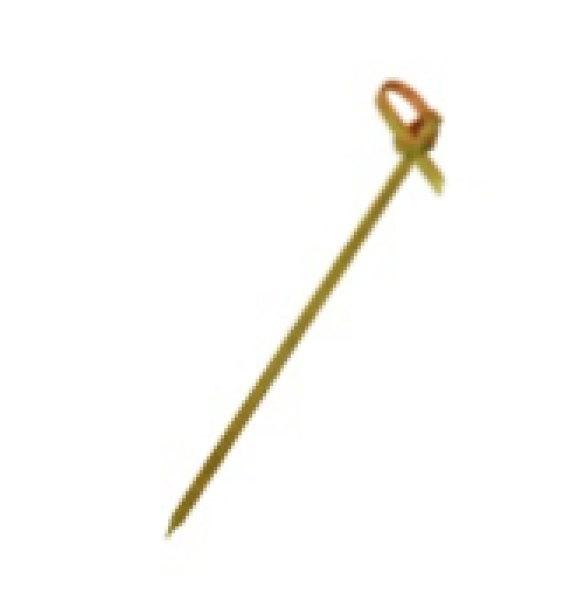 Fingerfood-Spie&szlig; (Bambus FSC 100%) Knoten 10cm [100 St.]