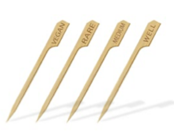 Steak-Marker (Bambus FSC 100%) "MEDIUM" 9cm [250 St.]