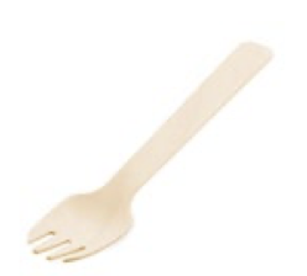 Kuchengabel (Holz FSC 100%) 10,5cm [100 St.]