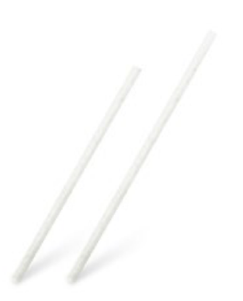 Trinkhalm (Bio-Komposit) wei&szlig; `JUMBO` &Oslash;8mm x 21cm [100 St.]