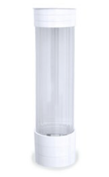 Spender (PS) wei&szlig; f&uuml;r Trinkbecher &Oslash;70mm [1 St.]