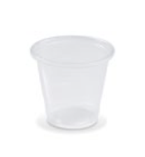 Trinkbecher (PP) klar &Oslash;57mm 80ml [100 St.]
