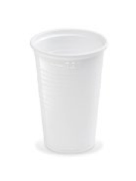 Trinkbecher (PP) wei&szlig; &Oslash;70mm 180ml [100 St.]