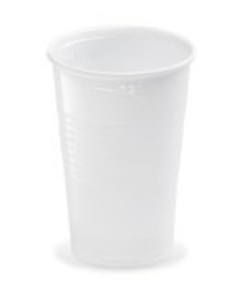 Trinkbecher (PP) wei&szlig; &Oslash;78mm 0,3L [100 St.]